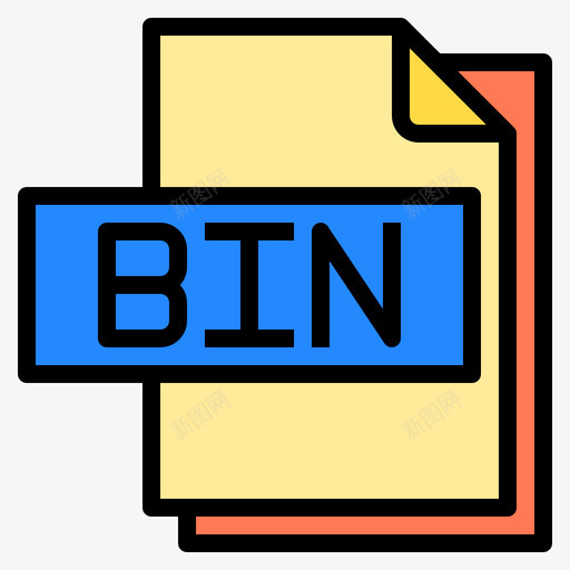 Bin文件文件格式4线性颜色svg_新图网 https://ixintu.com 文件 Bin 格式 线性 颜色