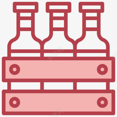 板条箱酿酒厂4号红色图标