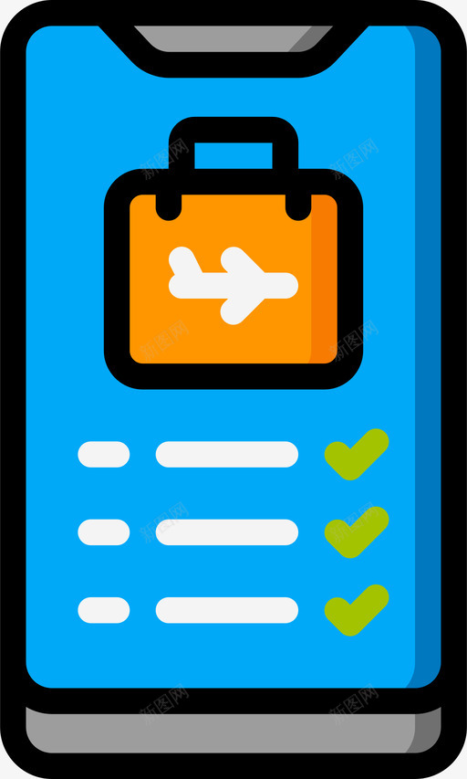 包装旅行app30线性颜色svg_新图网 https://ixintu.com 包装 旅行 app 线性 颜色