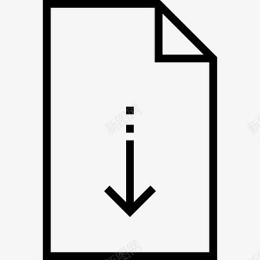 下载文件文件页面图标
