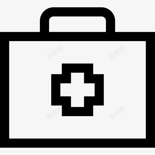 急救箱107医院线性svg_新图网 https://ixintu.com 急救箱 医院 线性