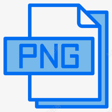 Png文件文件格式5蓝色图标