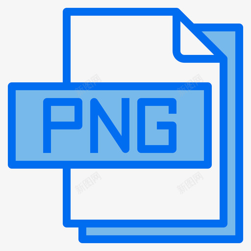 Png文件文件格式5蓝色svg_新图网 https://ixintu.com 文件 Png 格式 蓝色