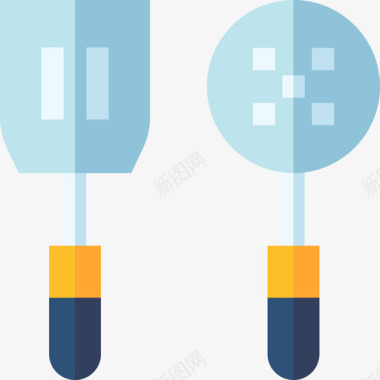 厨房工具烹饪137扁平图标