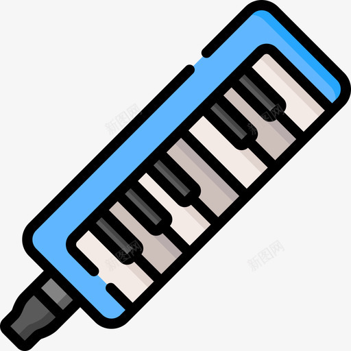 钢琴游行33线性颜色svg_新图网 https://ixintu.com 钢琴 游行 线性 颜色
