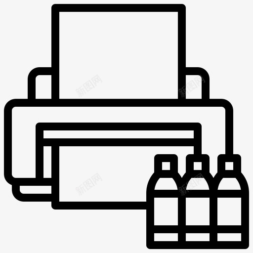 打印机小工具46线性svg_新图网 https://ixintu.com 打印机 小工 工具 线性