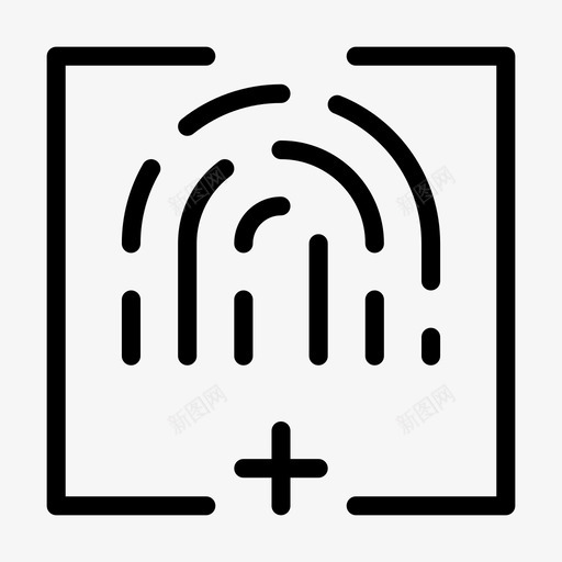 添加手指指纹svg_新图网 https://ixintu.com 添加 手指 指纹 id 标识 界面 基本 字形
