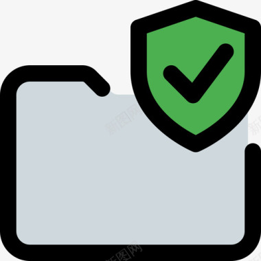 文件安全web应用安全4线性颜色图标