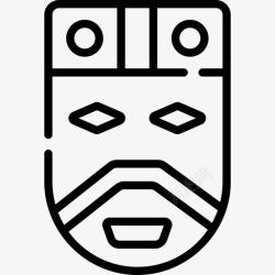 面具状面具考古学40线状高清图片