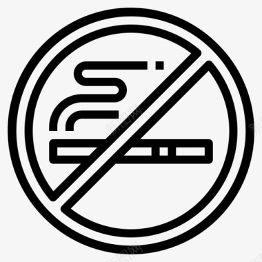 禁止吸烟86号酒吧直系图标