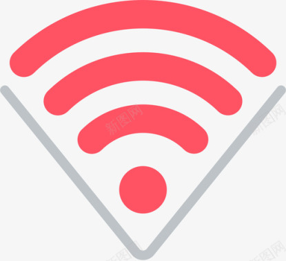 Wifi无线1扁平图标