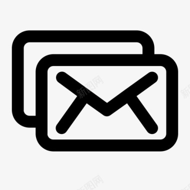 群发电子邮件信件邮件图标