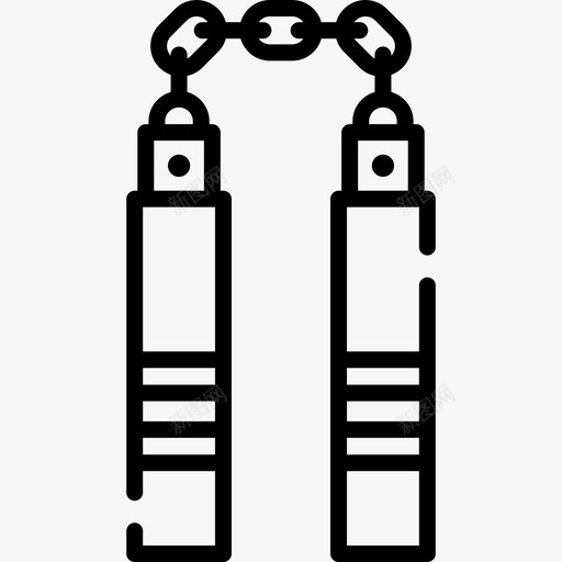双节棍极限运动32直线型svg_新图网 https://ixintu.com 节棍 极限运动 直线 线型