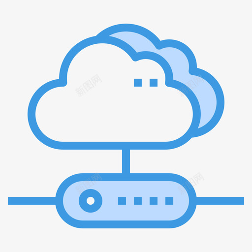 云网络技术27蓝色svg_新图网 https://ixintu.com 网络技术 蓝色