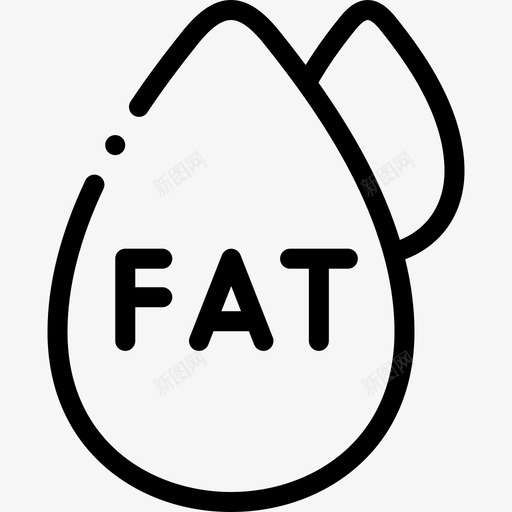 反式脂肪食物和饮料过敏线性svg_新图网 https://ixintu.com 反式 脂肪 食物 饮料 过敏 线性