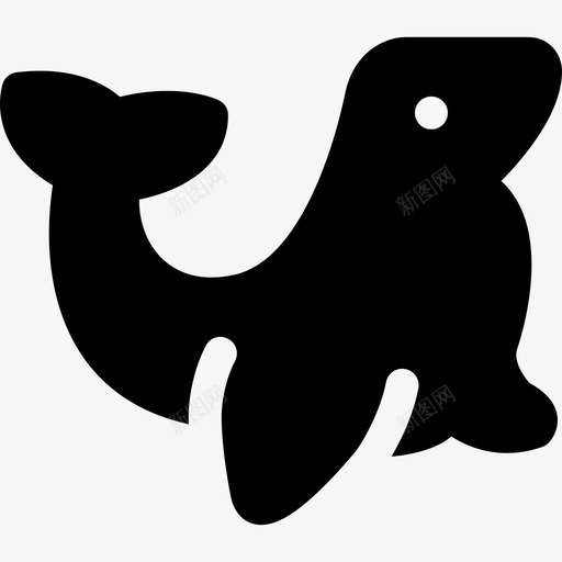 海狮海洋生命64填充svg_新图网 https://ixintu.com 海狮 海洋 生命 填充