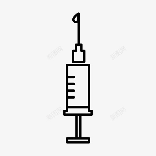 注射器药物健康svg_新图网 https://ixintu.com 注射器 药物 健康 医学 科学 生物学