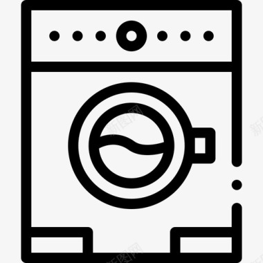 洗衣机酒店服务62直列式图标