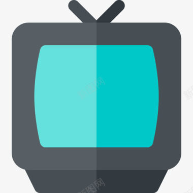 旧电视九十年代1平淡图标