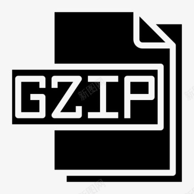Gzip文件文件格式实体图标