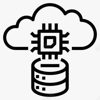 云网络技术23线性图标