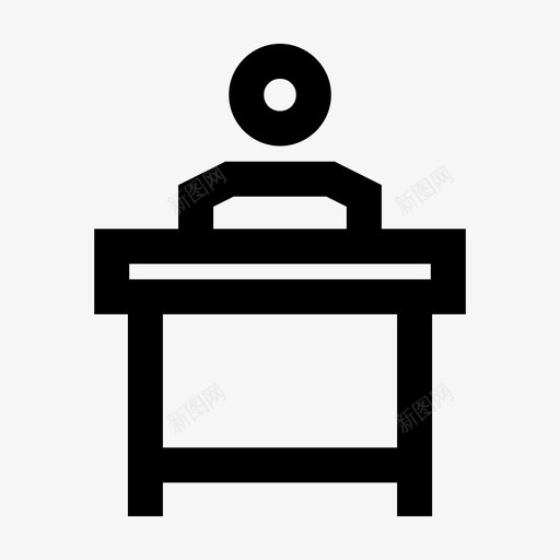 接待员助理员工svg_新图网 https://ixintu.com 接待员 助理 员工 秘书 访客 办公室