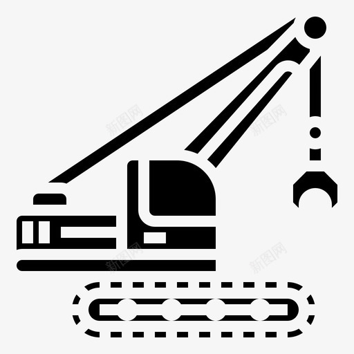 6号施工机械装卸车svg_新图网 https://ixintu.com 6号 施工 机械 装卸 卸车