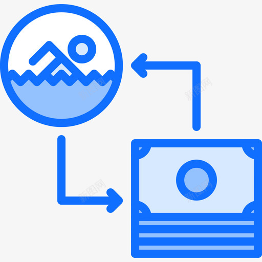 交换游泳者1蓝色svg_新图网 https://ixintu.com 交换 游泳者 蓝色