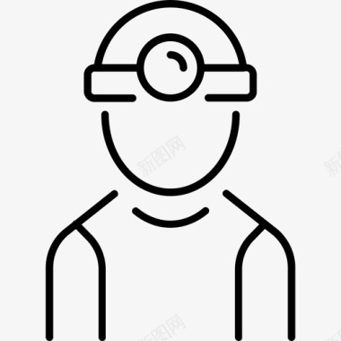 矿工建筑工人工人图标