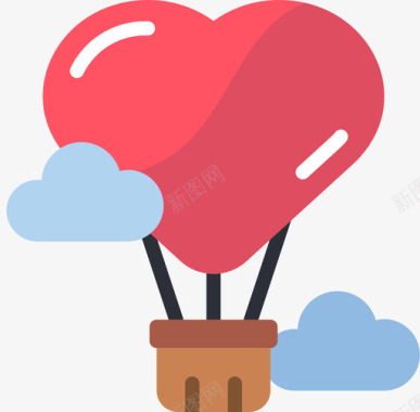 气球情人节100平装图标