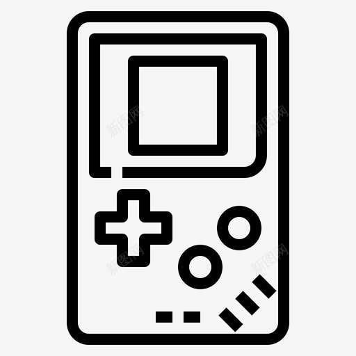 游戏玩具44线性svg_新图网 https://ixintu.com 游戏 玩具 线性