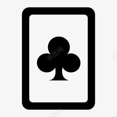 卷曲卡扑克牌游戏娱乐图标