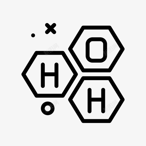 水生物化学18线性svg_新图网 https://ixintu.com 生物化学 线性