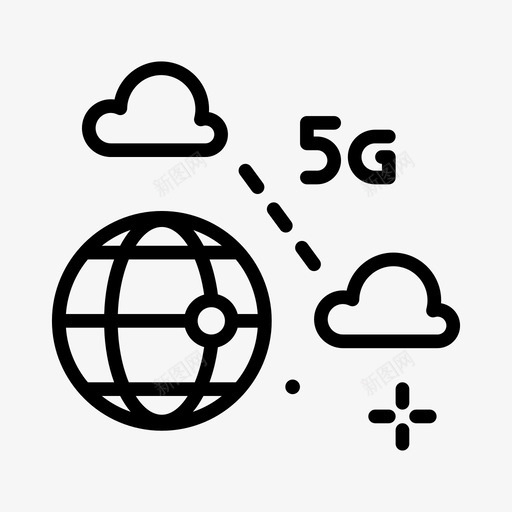 通用5g1线性svg_新图网 https://ixintu.com 通用 5g 线性