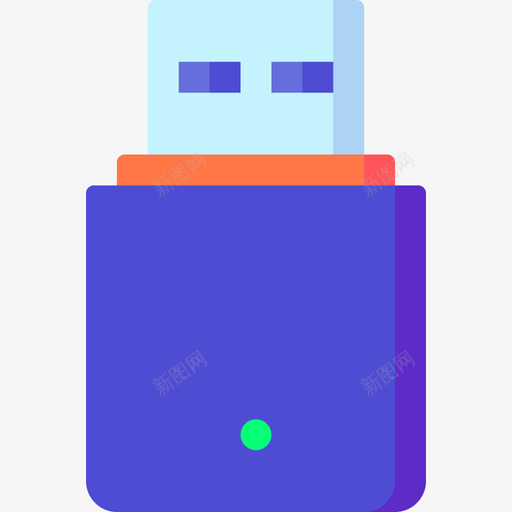 Usb数字服务21扁平svg_新图网 https://ixintu.com Usb 数字 服务 扁平