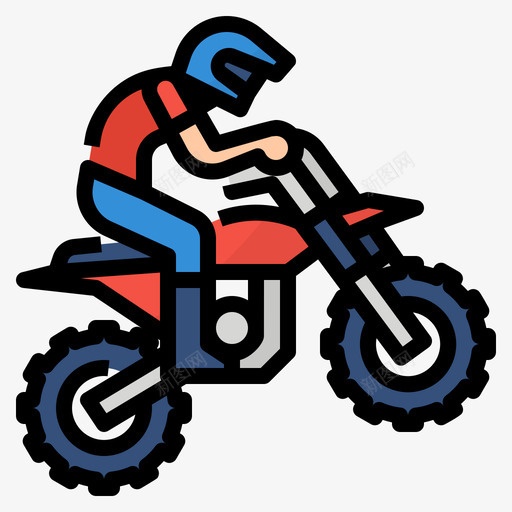 摩托车越野极限运动4线性颜色svg_新图网 https://ixintu.com 摩托车 越野 极限运动 线性 颜色