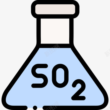 亚硫酸盐食物和饮料过敏1线性颜色图标