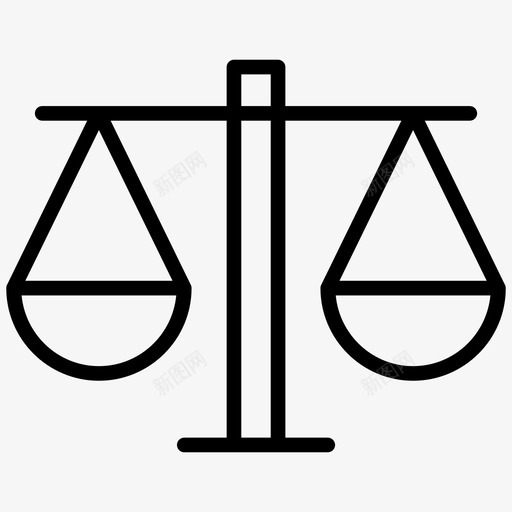 平衡决定公正svg_新图网 https://ixintu.com 平衡 决定 公正 法律 天平 生意
