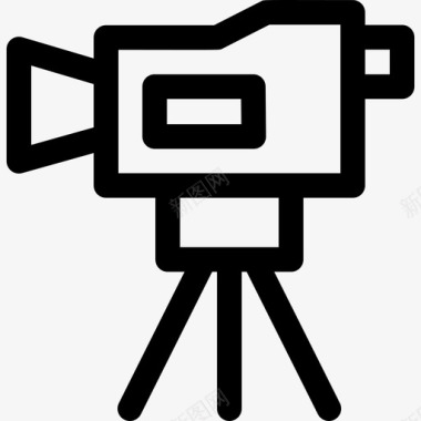 摄像机电影工业29线性图标