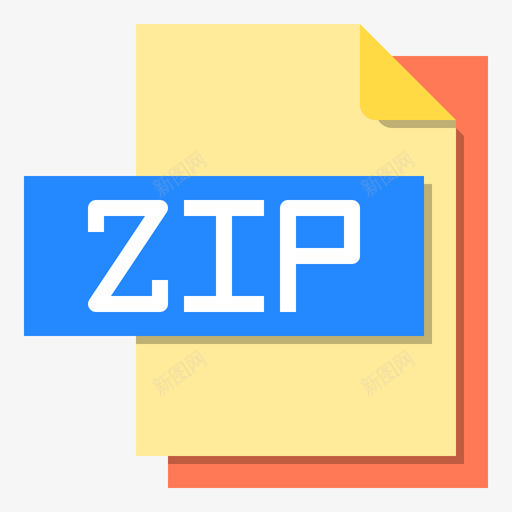 Zip文件文件格式2平面svg_新图网 https://ixintu.com 文件 Zip 格式 平面