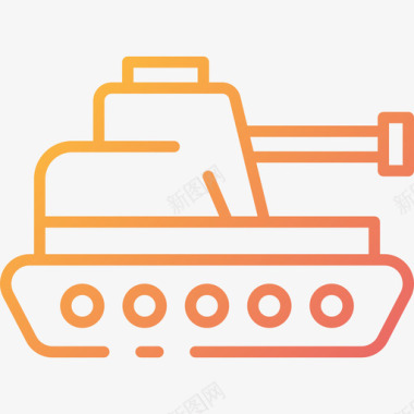 坦克军用70坡度图标