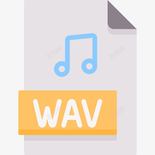 Wav音频和视频29平坦svg_新图网 https://ixintu.com Wav 音频 视频 平坦