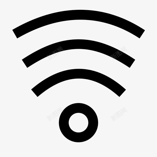 信号wifi计算机硬件svg_新图网 https://ixintu.com 信号 wifi it 计算机 硬件 computerline