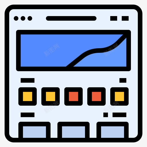 网站多媒体83线性颜色svg_新图网 https://ixintu.com 网站 多媒体 线性 颜色