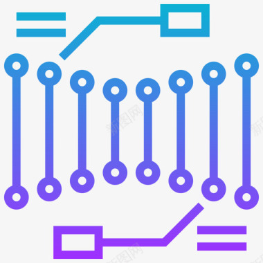 Dna结构献血73梯度图标