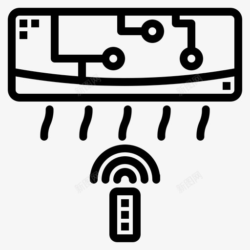 空调控制家居svg_新图网 https://ixintu.com 空调 控制 家居 智能 科技 恒温器 智能家居 概述