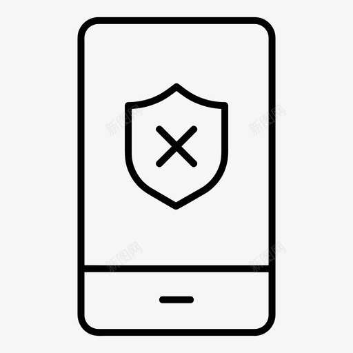 移动警告安全无保护svg_新图网 https://ixintu.com 移动 警告 安全 保护 病毒