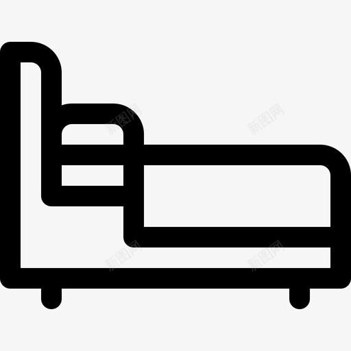 床家具190直线型svg_新图网 https://ixintu.com 家具 直线 线型