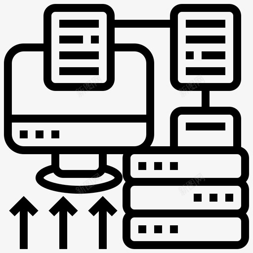 备份数据库管理15线性svg_新图网 https://ixintu.com 备份 数据库 管理 线性