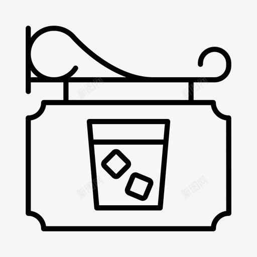 酒吧酒类饮料svg_新图网 https://ixintu.com 酒吧 酒类 饮料 威士忌